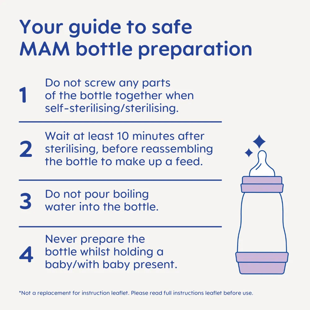 MAM Easy Start™ Anti-Colic 320ml Baby Bottle 4+ months, single pack