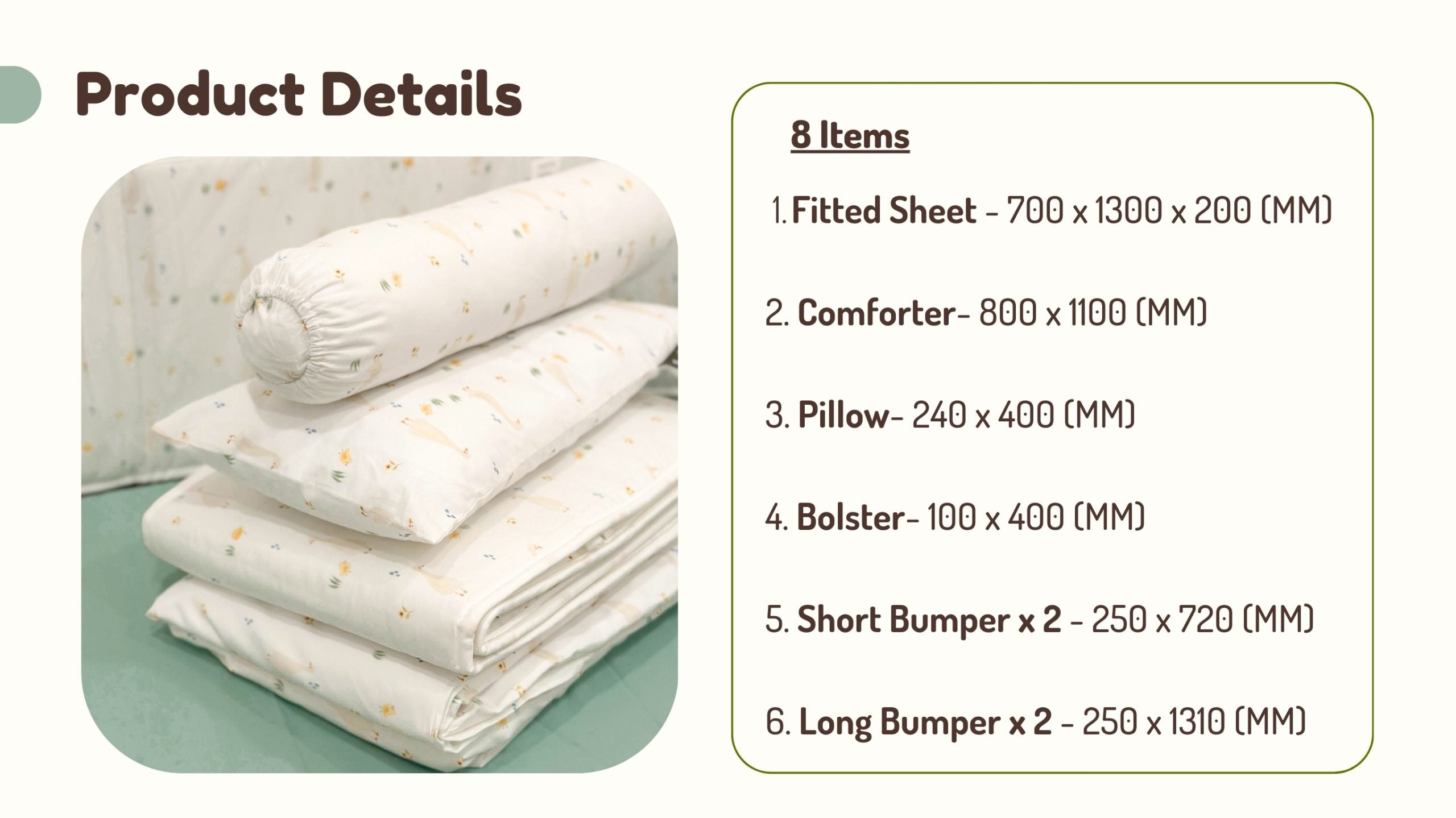Funbies Feathered Friends 8in1 Bedding Set