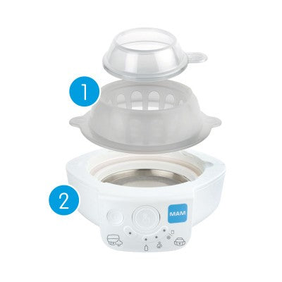 MAM – Electric Bottle Sterilizer and Warmer (6 in 1)