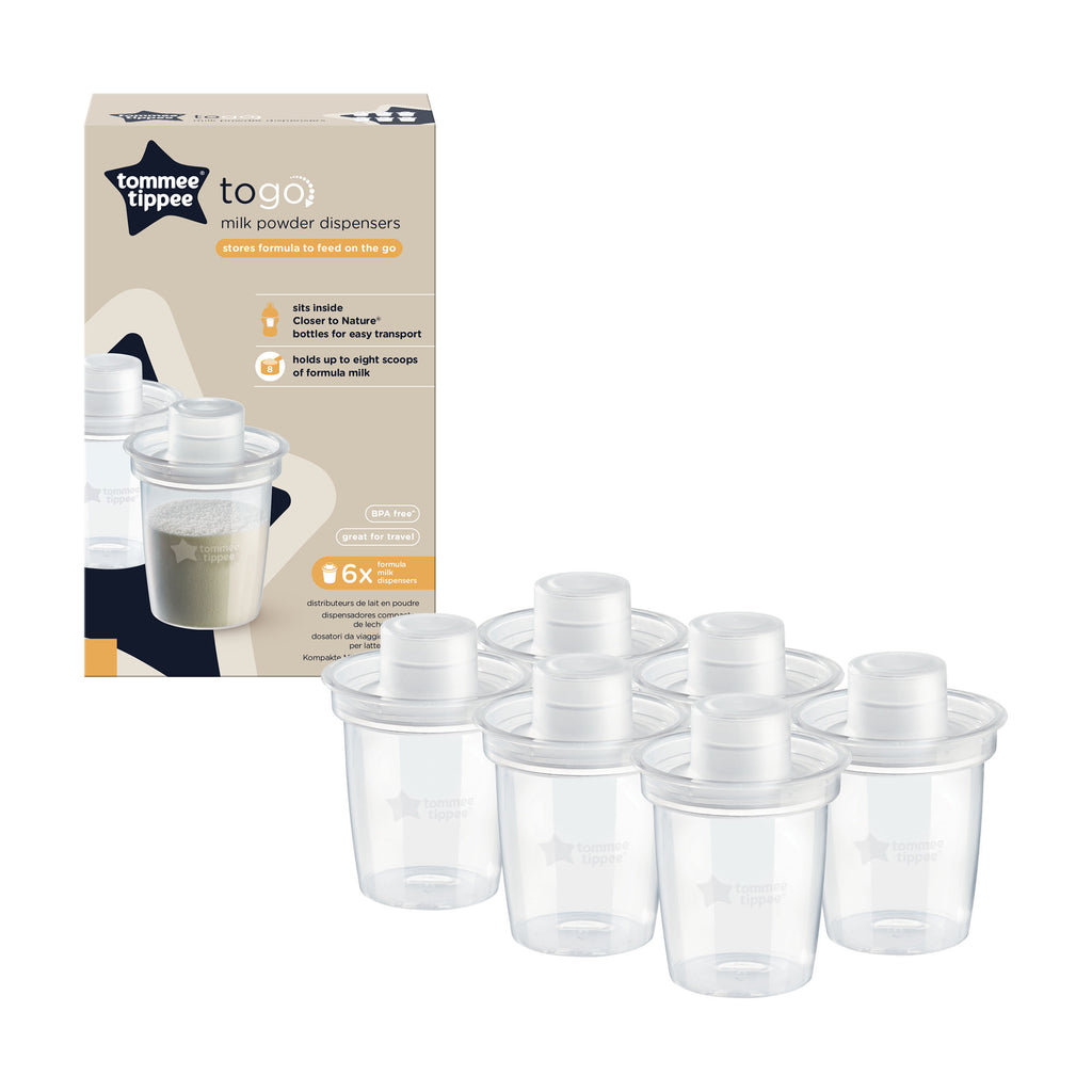 Tommee togo Tippee Milk Powder Dispensers 6pcs.