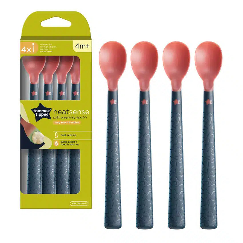 Tommee Tippee Heat Sense Weaning Spoons ( 4pcs) 4m+