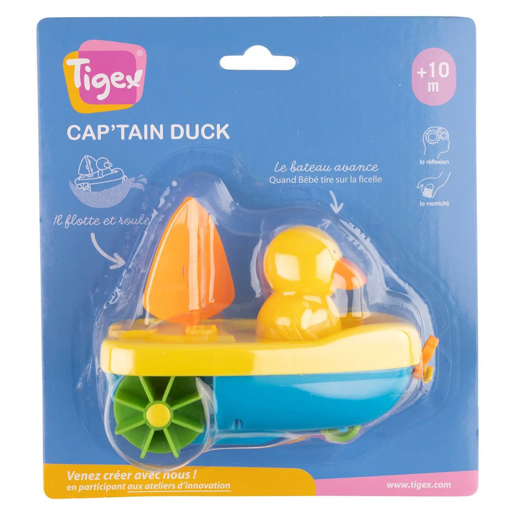 Tigex Bath Toy Cap' tain Duck