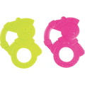 Tigex pair of soft gum Baby Pacifiers sailors (rose-lime)