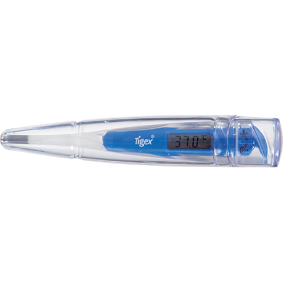 Tigex electronic thermometer flexible tip - Blue