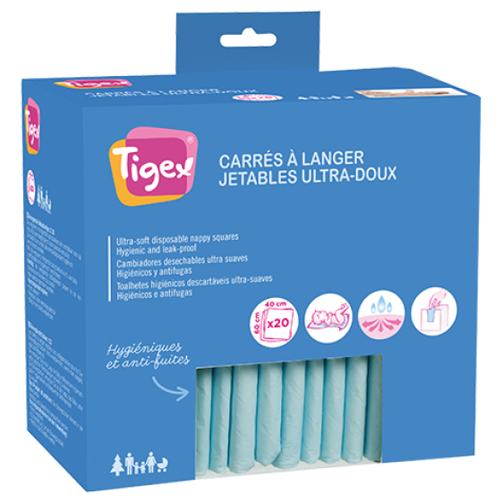 Tigex disposable changing mats x 20