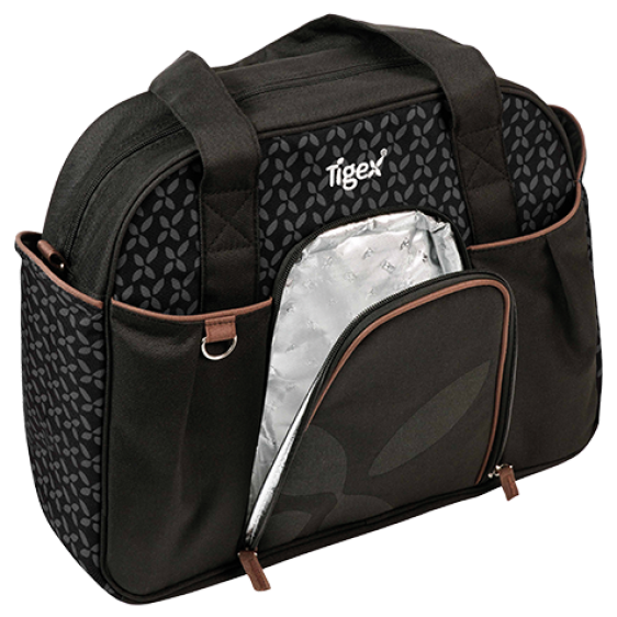 Tigex changing bag black mum bag