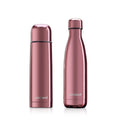 Miniland my Baby & me 89260 Rose. ( 500ml liquid thermos and bottle set with chrome effect ).