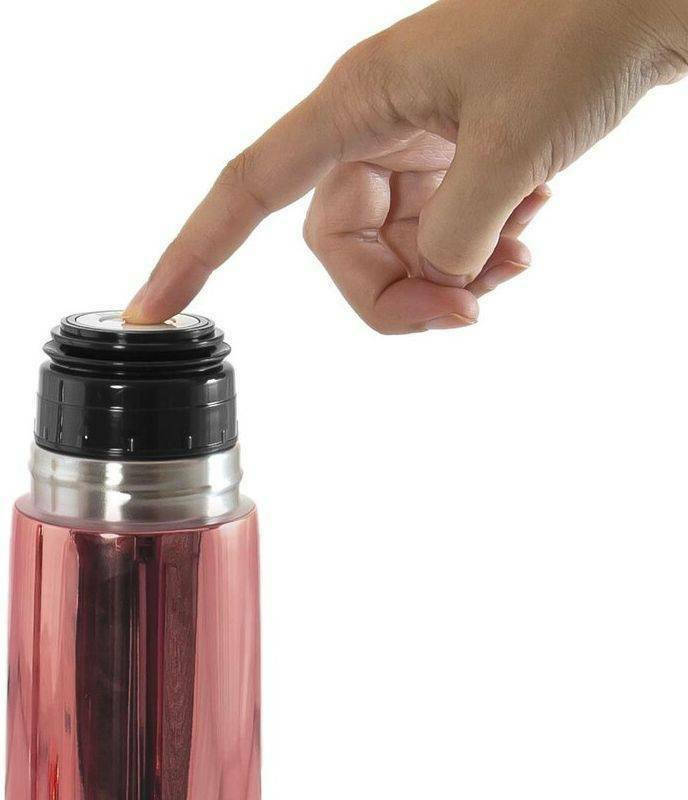 Miniland my Baby & me 89260 Rose. ( 500ml liquid thermos and bottle set with chrome effect ).