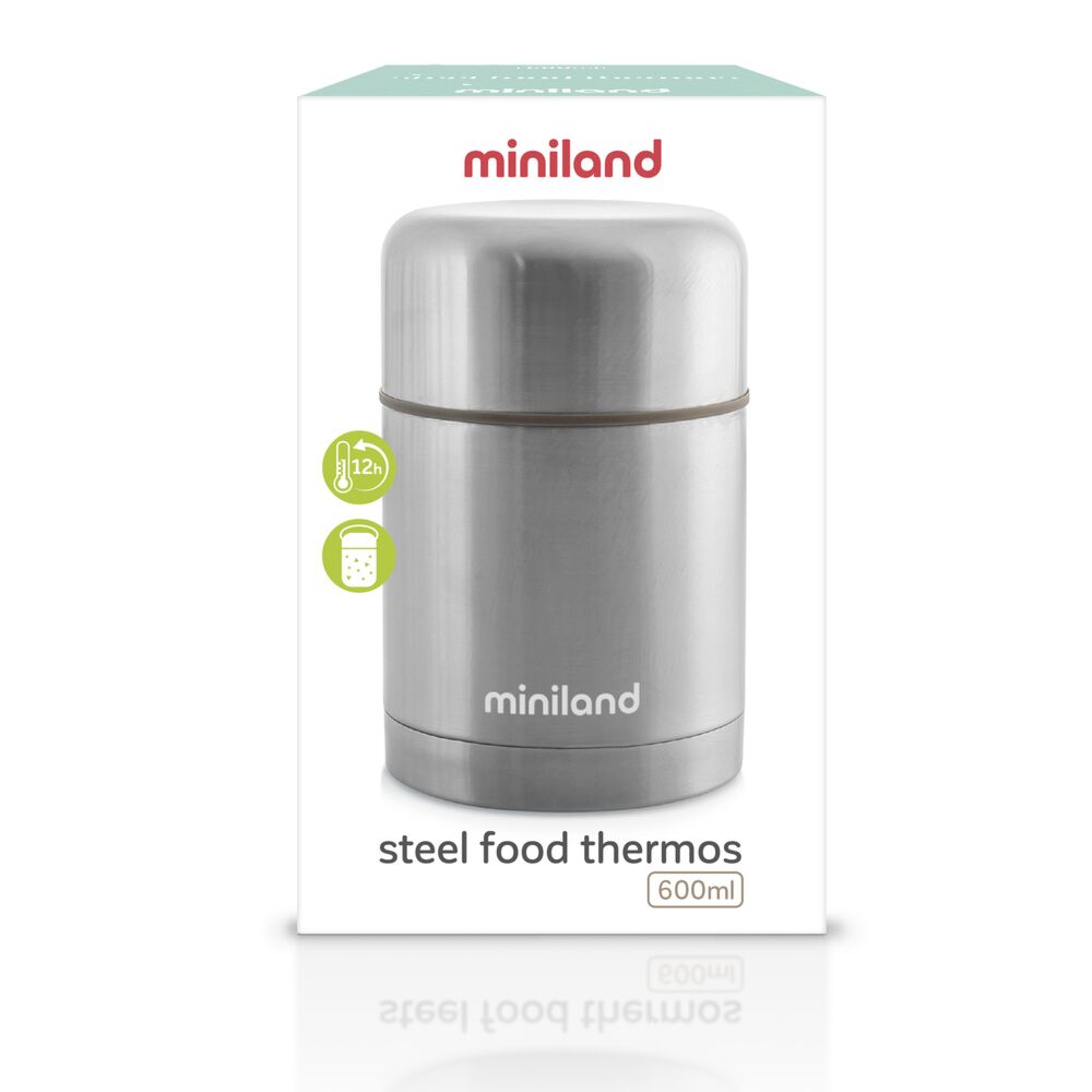 Miniland 600ml. Food Thermos steel