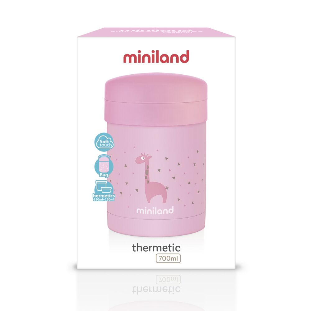 Miniland Thermetic Pink 700ml.