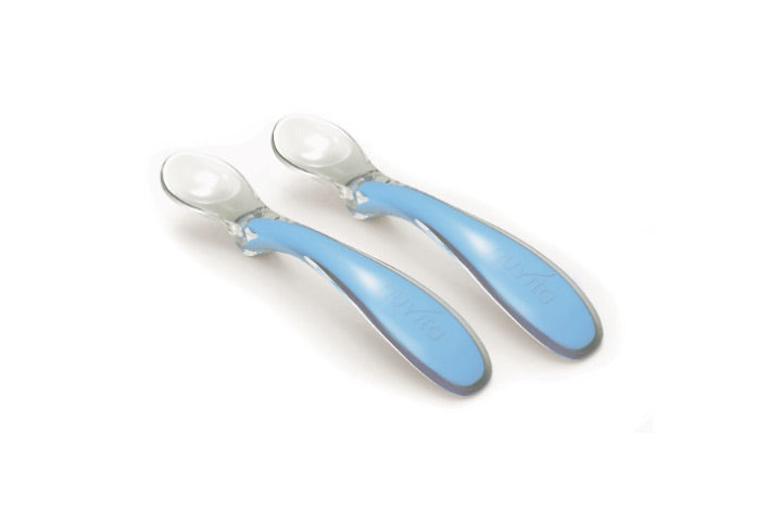 Nuvita 8480 Silicon Spoons - Blue