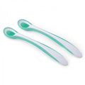 Nuvita Set of thermo-sensitive spoons Easy Eating 6m+ 2pcs. (Lemon - Green)