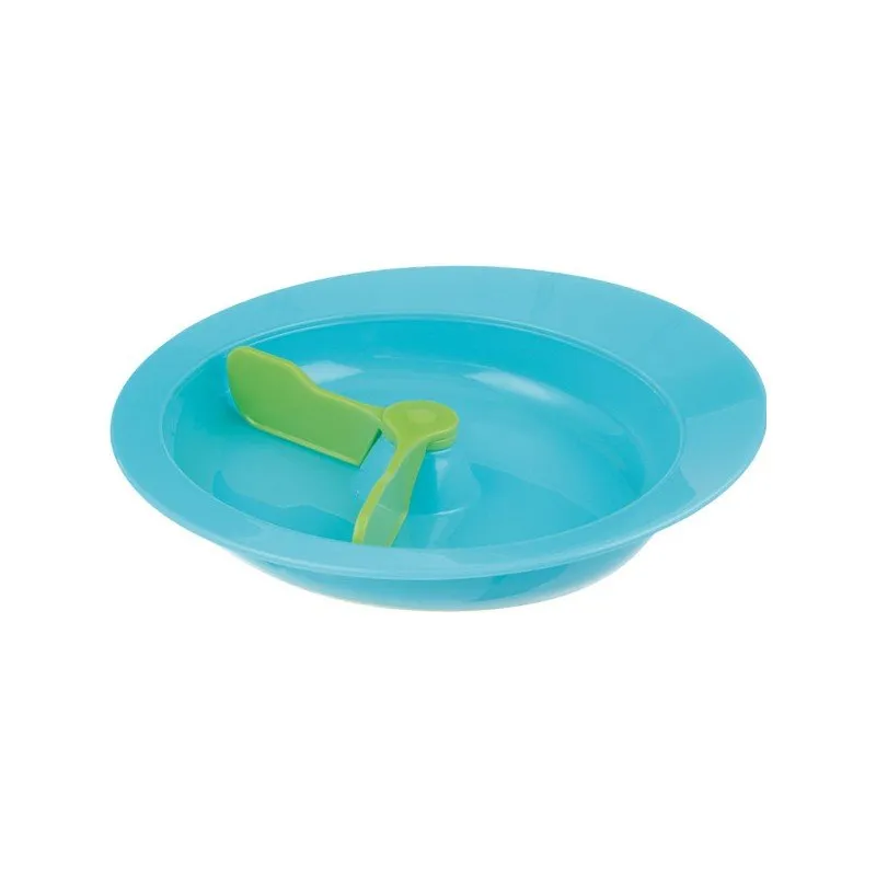 Tigex plate clock microwave with compartments +12 m blue green