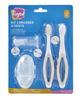 Tigex set of 3 tooth brushes