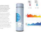 Nuvita 4455 Stainless Steel Thermal Bottle With LED Thermometer 6m+(500ml)