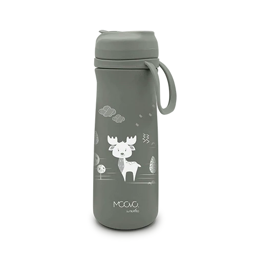 Nuvita 4440 Thermal Children's Bottle 350ml In Stainless Steel 6m+