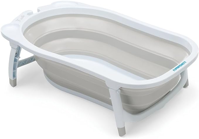 Foppapedretti Bellows Foldable bathtub, for children from birth up to 15 kg, Grey