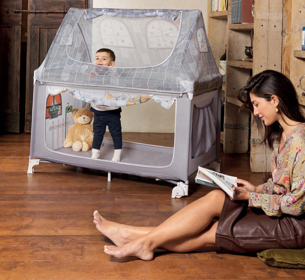 Cam Daily Dolci Sogni Travel Cot Grey