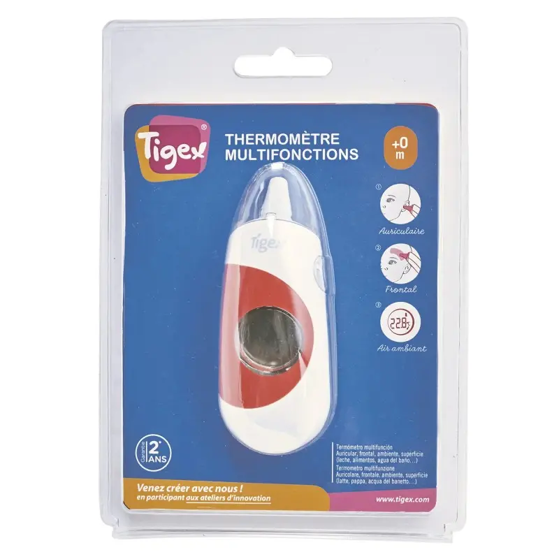 Tigex multi-future thermometer white orange