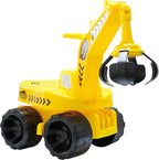 Ching Ching 2 in 1 Kid’s Ride-on Excavator, Yellow Age 3+