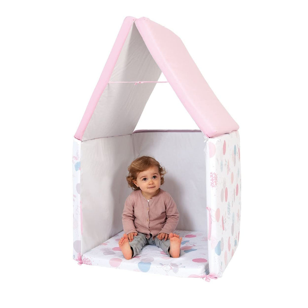 Tinéo - Maxi Crawling Blanket, Maxi Rug, Motor Skills, Multifunctional, 5-in-1, 120 x 180 cm (Ballerina)