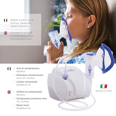 Nuvita 5022 Piston Technology Newborn Aerosol Baby Essential Device