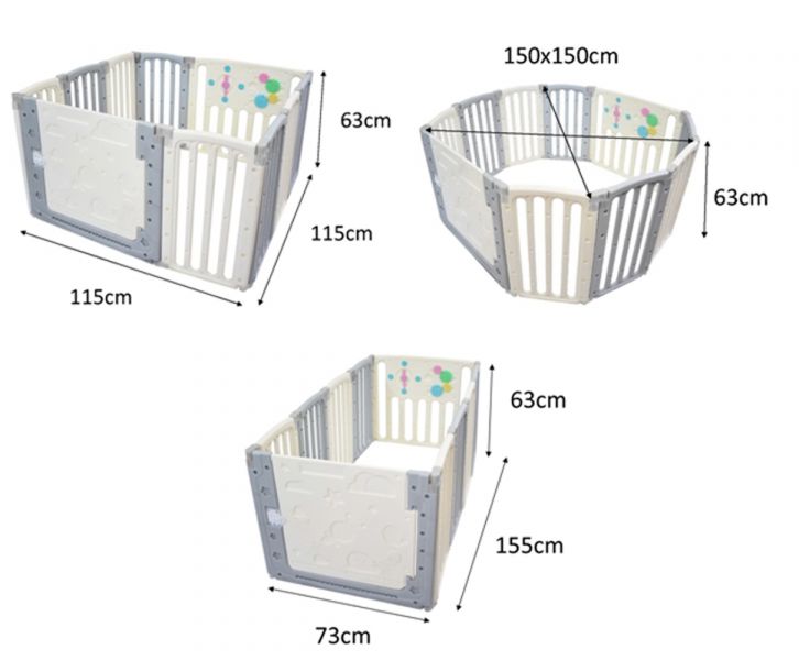 YA-BEE FOLDABLE PLAYPEN