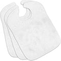 1 pc. Adult Bib 47x59cm White Waterproof
