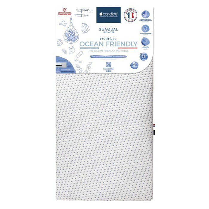 Candide 575480 - Ocean friendly mattress 60x120 x 12cm