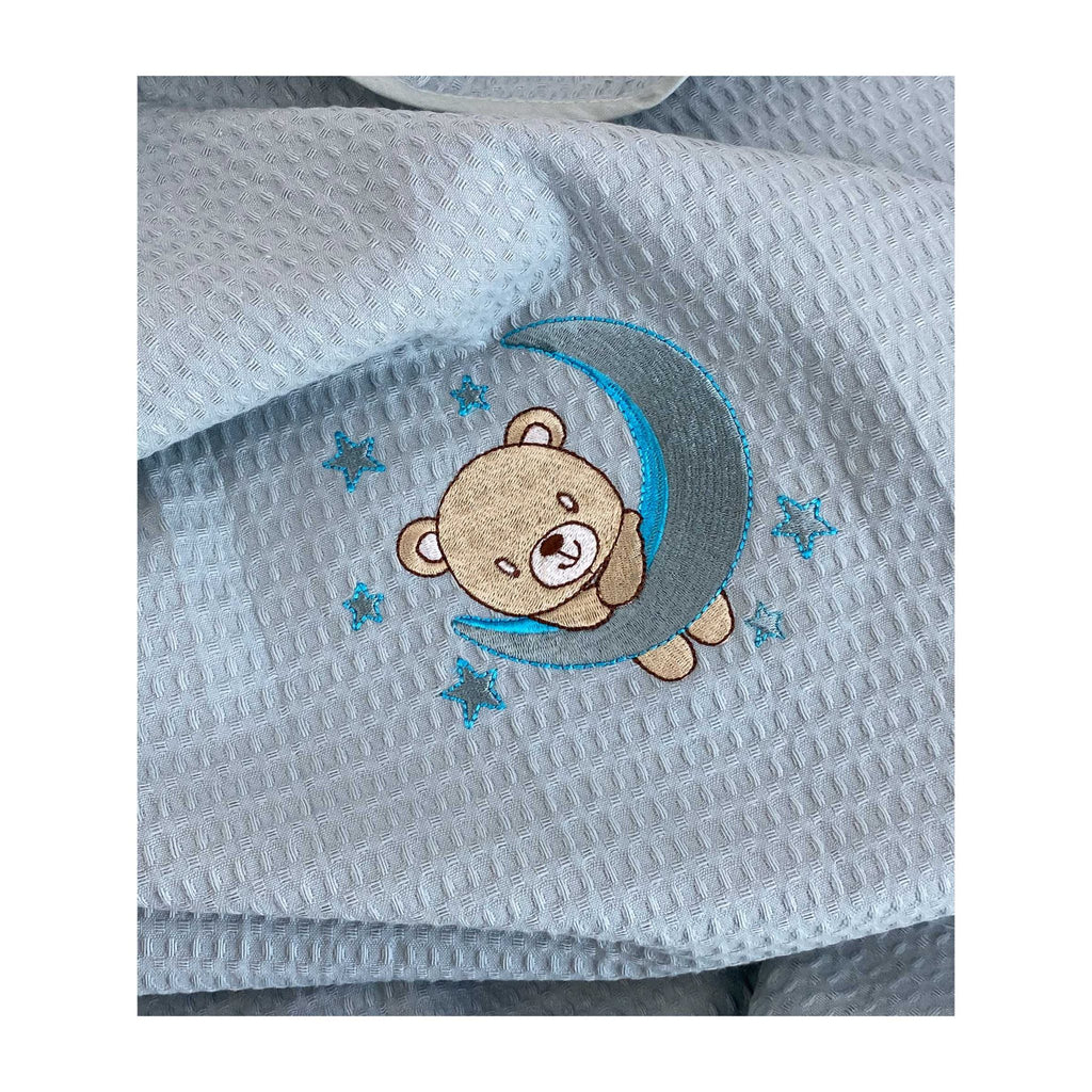 Astron Pique Cuddle & Cradle Blanket 80 X 110 Petrol