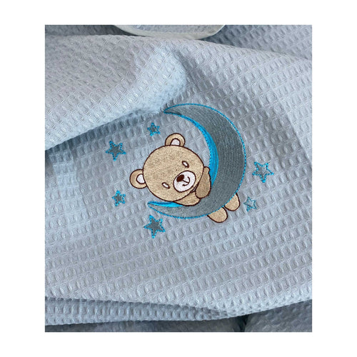 Astron Pique Cuddle & Cradle Blanket 80 X 110 Petrol