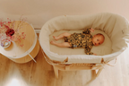 Geuther Moses basket & stand 3-in-1 function: Bassinet, cradle & carrycot