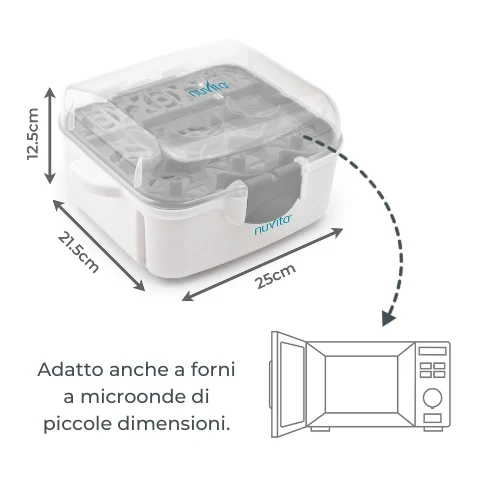Nuvita Microwave sterilizer for baby bottles - Stericompact