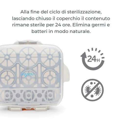 Nuvita Microwave sterilizer for baby bottles - Stericompact