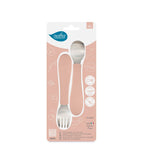 Nuvita 2pcs. Baby Set with Silicone Fork for 12+ months