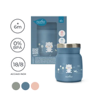 Nuvita Stainless steel thermal container 300 ml. for liquid and solid food-4471