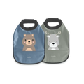 Nuvita Waterproof bib (2pc) blue and green 6m+