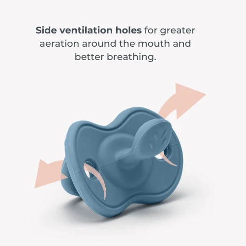 Nuvita Silicone soothers with orthodontic teat-Orthosoft Light