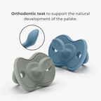 Nuvita Silicone soothers with orthodontic teat-Orthosoft Light