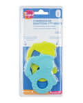 Tigex 2 Teething Rings Little Sailors (lime-blue)