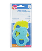 Tigex 2 Teething Rings Little Sailors (lime-blue)