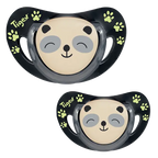 Tigex 2 smart night phosphorescent physiological pacifiers