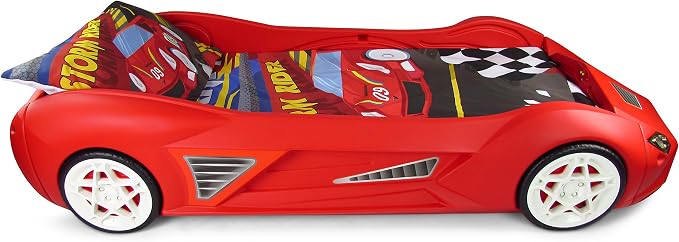 Ching Ching Sporty Car Bed With LED Lights (up to 100kgs)