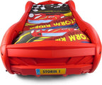 Ching Ching Sporty Car Bed With LED Lights (up to 100kgs)
