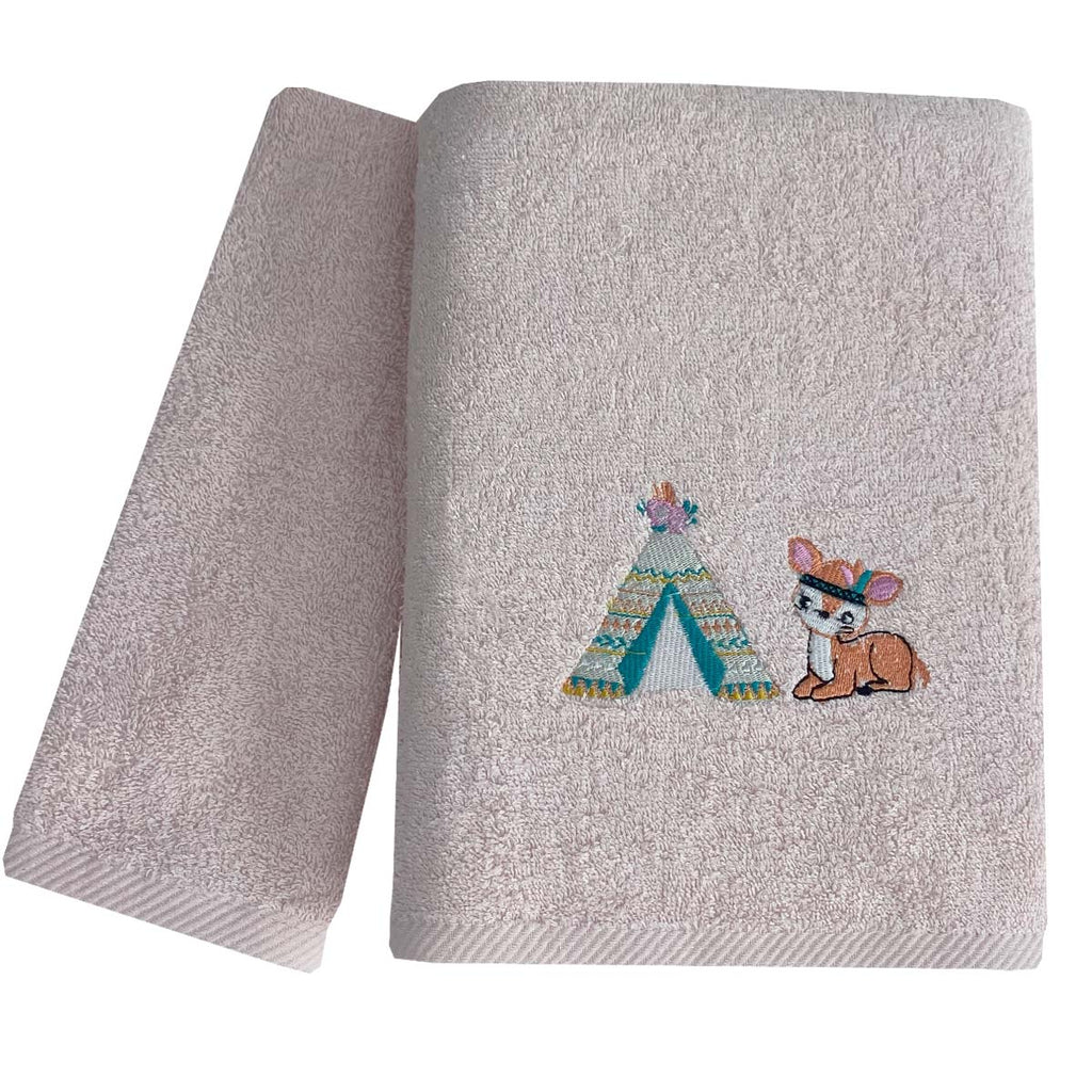 Towel Set 2 pcs w/embroidery