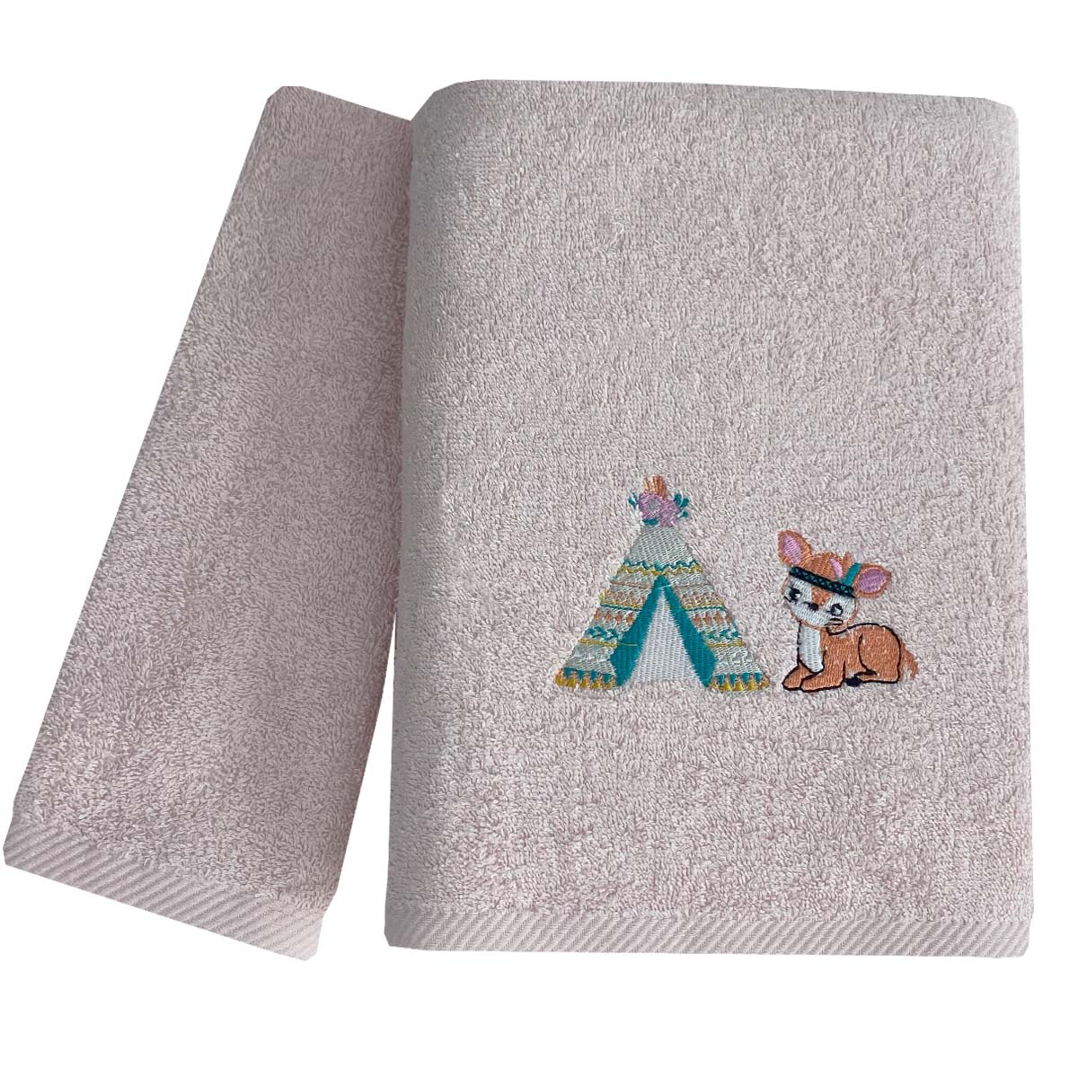 Towel Set 2 pcs w/embroidery
