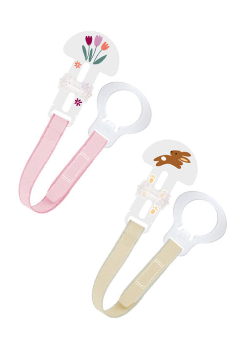MAM Clip it! - Soother Clips 0+ months (2pcs set)