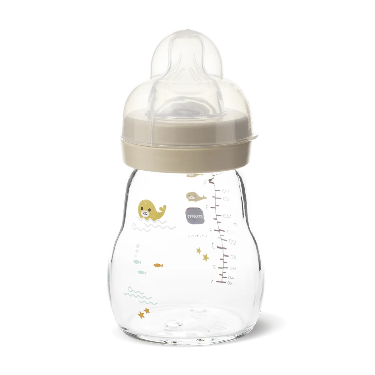 MAM Feel Good 170ml Glass Baby Bottle 0+ months, single pack