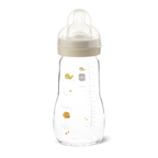 MAM Feel Good 260ml Glass Baby Bottle 2+ months, single pack