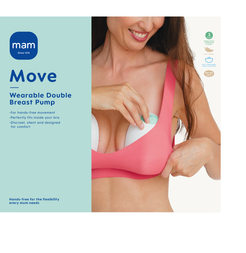 MAM Move Wearable DOUBLE Breast Pump
